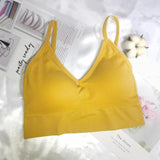 Women Sexy Crop Tops Tube Top Female Streetwear Sleeveless Camis Seamless Sports Lingerie Tee Bra Crop Top Bandeau Top Tank - ENSEIGNE DENIS