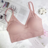 Women Sexy Crop Tops Tube Top Female Streetwear Sleeveless Camis Seamless Sports Lingerie Tee Bra Crop Top Bandeau Top Tank - ENSEIGNE DENIS