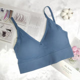 Women Sexy Crop Tops Tube Top Female Streetwear Sleeveless Camis Seamless Sports Lingerie Tee Bra Crop Top Bandeau Top Tank - ENSEIGNE DENIS