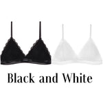 1/2PCS French Style Bralette Seamless Deep V Lace Bra Wireless Thin Underwear Sexy Lingerie Soft Push Up Bras For Women Hot - ENSEIGNE DENIS