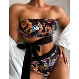 In-X High waist paisley print bikini 2020 Push up swimwear women Underwire swimsuit female Sexy lace bikinis Straps bathing suit - ENSEIGNE DENIS