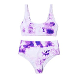 New Bikinis Women Tie-dye Sexy Bikini Set Two Piece Swimsuit Push Up Swimwear Beach Bathing Suit Female Bikini 2020 - ENSEIGNE DENIS