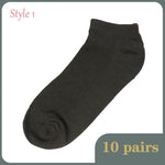 20pcs=10 pairs Solid Mesh Women's Short Socks Invisible Ankle Socks Women Spring Summer Breathable Thin Boat Socks 3 Colors - ENSEIGNE DENIS