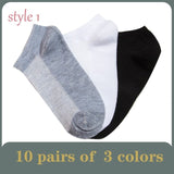 20pcs=10 pairs Solid Mesh Women's Short Socks Invisible Ankle Socks Women Spring Summer Breathable Thin Boat Socks 3 Colors - ENSEIGNE DENIS