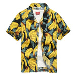 Palm Tree Printed Hawaiian Beach Shirt for Men 2019 Summer Short Sleeve 5XL Aloha Shirts Mens Holiday Vacation Clothing Chemise - ENSEIGNE DENIS