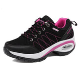 Trainers Women Durable Outside Sneakers Female Platform Durable Damping Comfortable Genuine Leather Female Vulcanized Shoes - ENSEIGNE DENIS