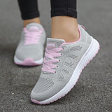 Women Casual Shoes Fashion Breathable Walking Mesh Flat Shoes Woman White Sneakers Women 2020 Tenis Feminino Female Shoes - ENSEIGNE DENIS