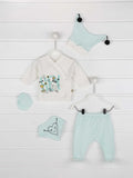 Girls Baby Boy Newborn Clothing 5-Piece set Cotton Fabric Baby Summer Clothes Gift Daily Casual Stylish Outfit Models - ENSEIGNE DENIS