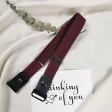 Easy Belt Without Buckle Elastic Belts For Women Stretch riem Men Jeans cintos extensible Kids Boys girls cinturon mujer magic
