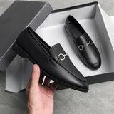 Plus Size 44 Spring Designer Shoes Woman Quality Leather Slip on Flats Shoes for Women Loafers Ladies Shoe Zapatos De Mujer JJ22 - ENSEIGNE DENIS
