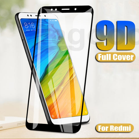 9D Premium Tempered Glass For Xiaomi Redmi 5 Plus 5A 4X 4A S2 GO 6 6A Redmi Note 5 5A Pro Screen Protector Protective Glass Film - ENSEIGNE DENIS