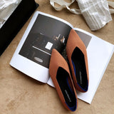 New Summer Woven Flat Shoes Knit Ballet Shoes Women Pointed Shallow Casual Boat Shoes Breathable Nurse Pregnant Shoes Zapatos De - ENSEIGNE DENIS