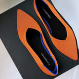 New Summer Woven Flat Shoes Knit Ballet Shoes Women Pointed Shallow Casual Boat Shoes Breathable Nurse Pregnant Shoes Zapatos De - ENSEIGNE DENIS