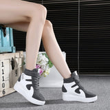 red sneakers women 2020 High top Platform Sneakers women Casual Wedges shoes Womens Shoes Black Platform Vulcanize Shoes Women - ENSEIGNE DENIS