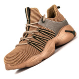 Breathable Men's Safety Shoes Boots With Steel Toe Cap Casual Men's Boots Work Indestructible Shoes Puncture-Proof Work Sneakers - ENSEIGNE DENIS