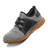 Breathable Men's Safety Shoes Boots With Steel Toe Cap Casual Men's Boots Work Indestructible Shoes Puncture-Proof Work Sneakers - ENSEIGNE DENIS