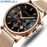 Top Luxury Men Multifunction Watches Waterproof Business Casual Quartz - ENSEIGNE DENIS