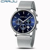 Top Luxury Men Multifunction Watches Waterproof Business Casual Quartz - ENSEIGNE DENIS