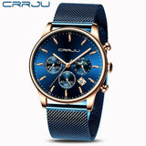 Top Luxury Men Multifunction Watches Waterproof Business Casual Quartz - ENSEIGNE DENIS