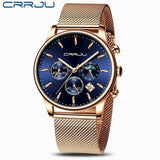 Top Luxury Men Multifunction Watches Waterproof Business Casual Quartz - ENSEIGNE DENIS