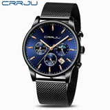 Top Luxury Men Multifunction Watches Waterproof Business Casual Quartz - ENSEIGNE DENIS