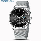 Top Luxury Men Multifunction Watches Waterproof Business Casual Quartz - ENSEIGNE DENIS