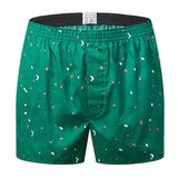New Mens Underwear Boxers Shorts Casual Cotton Sleep Underpants High Quality Brands Plaid Loose Comfortable Homewear Panties
