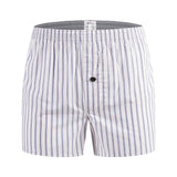 New Mens Underwear Boxers Shorts Casual Cotton Sleep Underpants High Quality Brands Plaid Loose Comfortable Homewear Panties