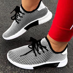 2020 Fashion Vulcanized Shoes Woman Outdoor Lightweight Casual Shoes Breathable Lace Up Sneakers Shoes Women Zapatillas Mujer - ENSEIGNE DENIS