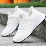 2020 new sports shoes men's breathable casual mesh shoes comfort increase lace-up non-slip low-top running shoes - ENSEIGNE DENIS