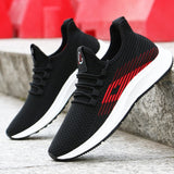 2020 new sports shoes men's breathable casual mesh shoes comfort increase lace-up non-slip low-top running shoes - ENSEIGNE DENIS