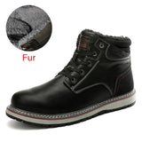 DEKABR 2020 New Snow Boots Protective and Wear-resistant Sole Man Boots Warm and Comfortable Winter Walking Boots Big Size 39-46 - ENSEIGNE DENIS