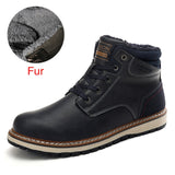 DEKABR 2020 New Snow Boots Protective and Wear-resistant Sole Man Boots Warm and Comfortable Winter Walking Boots Big Size 39-46 - ENSEIGNE DENIS