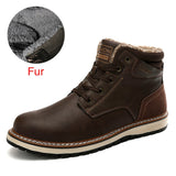 DEKABR 2020 New Snow Boots Protective and Wear-resistant Sole Man Boots Warm and Comfortable Winter Walking Boots Big Size 39-46 - ENSEIGNE DENIS