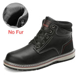 DEKABR 2020 New Snow Boots Protective and Wear-resistant Sole Man Boots Warm and Comfortable Winter Walking Boots Big Size 39-46 - ENSEIGNE DENIS