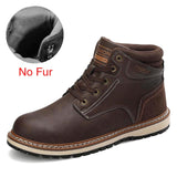 DEKABR 2020 New Snow Boots Protective and Wear-resistant Sole Man Boots Warm and Comfortable Winter Walking Boots Big Size 39-46 - ENSEIGNE DENIS