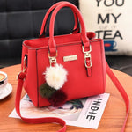 2020 Women PU Leather Handbag Femmes Messenger Bags With Ball Toy Bolsa Shoulder Bags sac a main Party Handbags сумка женская - ENSEIGNE DENIS