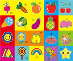 48pcs Children Cartoon DIY Colorful Paper Cutting Folding Toys kingergarden Kids Educational  Art Craft with scissor Tools Gifts