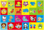 48pcs Children Cartoon DIY Colorful Paper Cutting Folding Toys kingergarden Kids Educational  Art Craft with scissor Tools Gifts