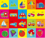 48pcs Children Cartoon DIY Colorful Paper Cutting Folding Toys kingergarden Kids Educational  Art Craft with scissor Tools Gifts