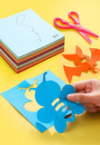 48pcs Children Cartoon DIY Colorful Paper Cutting Folding Toys kingergarden Kids Educational  Art Craft with scissor Tools Gifts