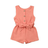 Summer Baby Girl Clothes Sleeveless Home Dress Kids Gift Sweet