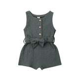 Summer Baby Girl Clothes Sleeveless Home Dress Kids Gift Sweet