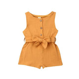 Summer Baby Girl Clothes Sleeveless Home Dress Kids Gift Sweet