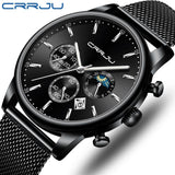 Top Luxury Men Multifunction Watches Waterproof Business Casual Quartz - ENSEIGNE DENIS