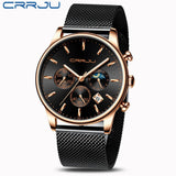 Top Luxury Men Multifunction Watches Waterproof Business Casual Quartz - ENSEIGNE DENIS