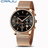 Top Luxury Men Multifunction Watches Waterproof Business Casual Quartz - ENSEIGNE DENIS
