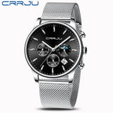Top Luxury Men Multifunction Watches Waterproof Business Casual Quartz - ENSEIGNE DENIS