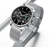 Top Luxury Men Multifunction Watches Waterproof Business Casual Quartz - ENSEIGNE DENIS