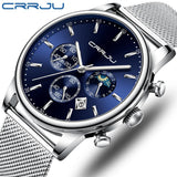 Top Luxury Men Multifunction Watches Waterproof Business Casual Quartz - ENSEIGNE DENIS